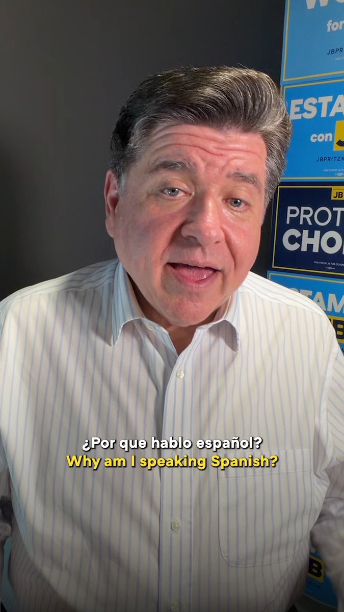 Why am I speaking Spanish? Porque un governador debe escuchar a toda su gente.