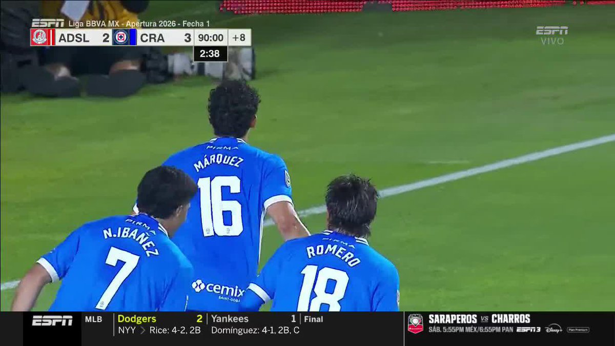 ¡REMONTÓ CRUZ AZUL! 🚂 Doblete de Jeremy Márquez ⚽️ ⚽️ 📺 EN VIVO por ESPN y #DisneyPlus Premium