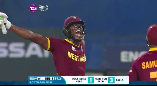 6⃣6⃣6⃣6⃣ and 🏆! Best of birthdays to Carlos Brathwaite 🥳🥳 Just another reason for us to revisit this iconic finish from 2016 🔥
