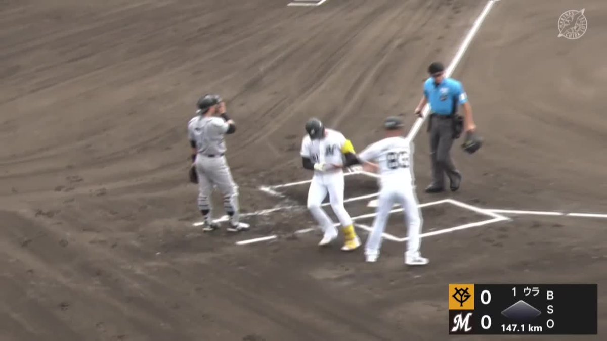 爆進 初球を打ち砕きDynamite!!🧨 山本大斗が初球先頭打者ホームラン ⚾️ロッテ×巨人（ファーム） #イージースポーツ #chibalotte #だったらDAZN