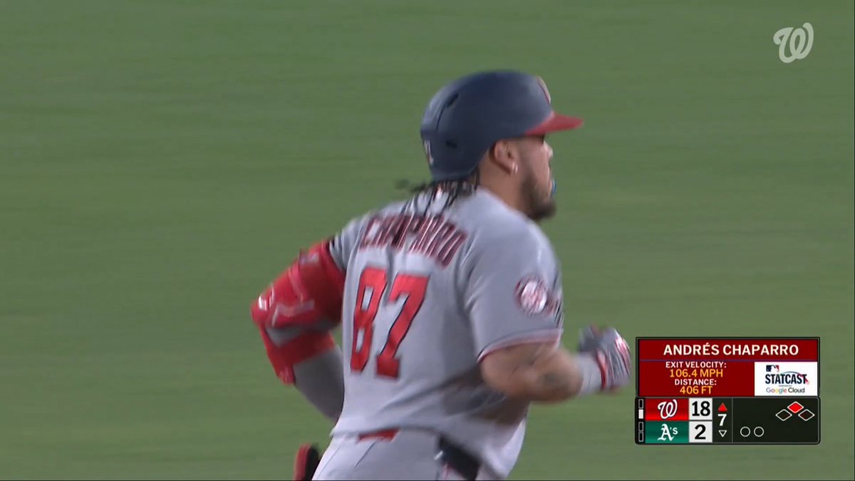 2 HOMERS. 4 HITS. 8 RBI. ANDRÉS CHAPARRO 😤