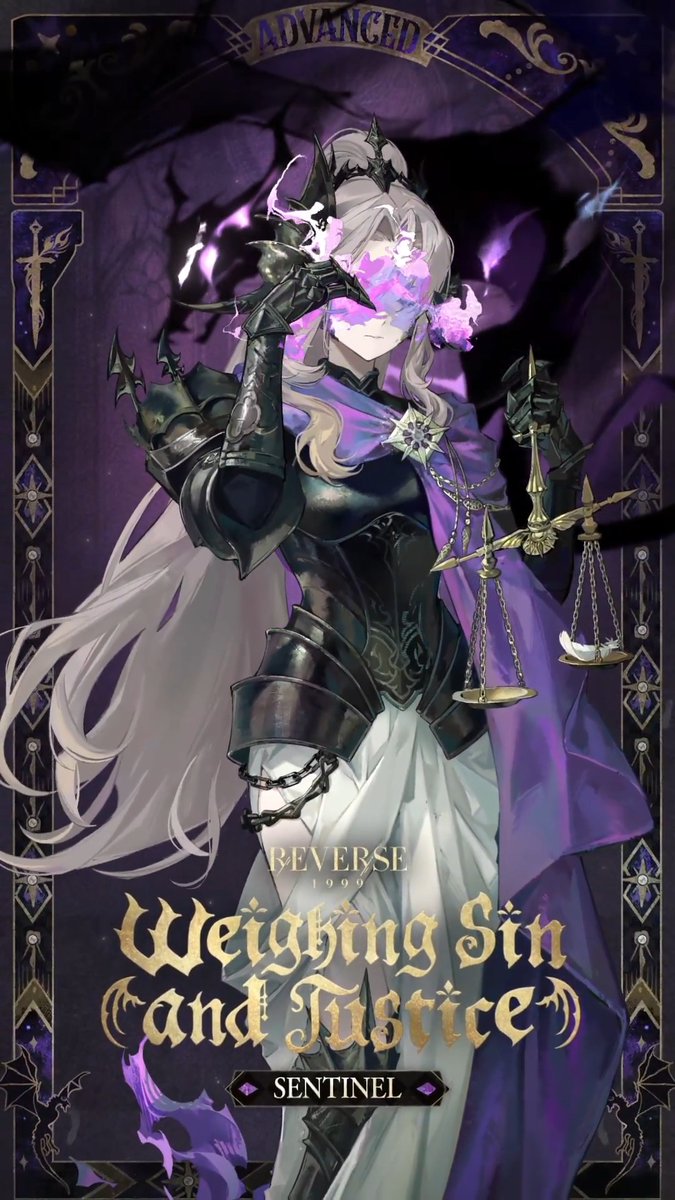 Justice under Sentinel's Sword | Reverse: 1999 With my sword, I bear the flames of judgment. Reverse: 1999 New Version will be available globally on Jul. 23rd (UTC-5).