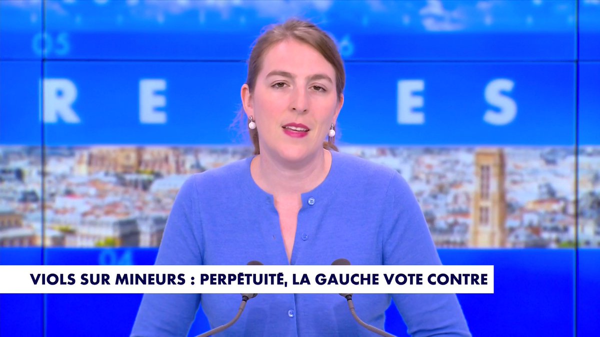 L'édito d'Elodie Huchard : «Viols sur mineurs : perpétuité, la gauche vote contre»