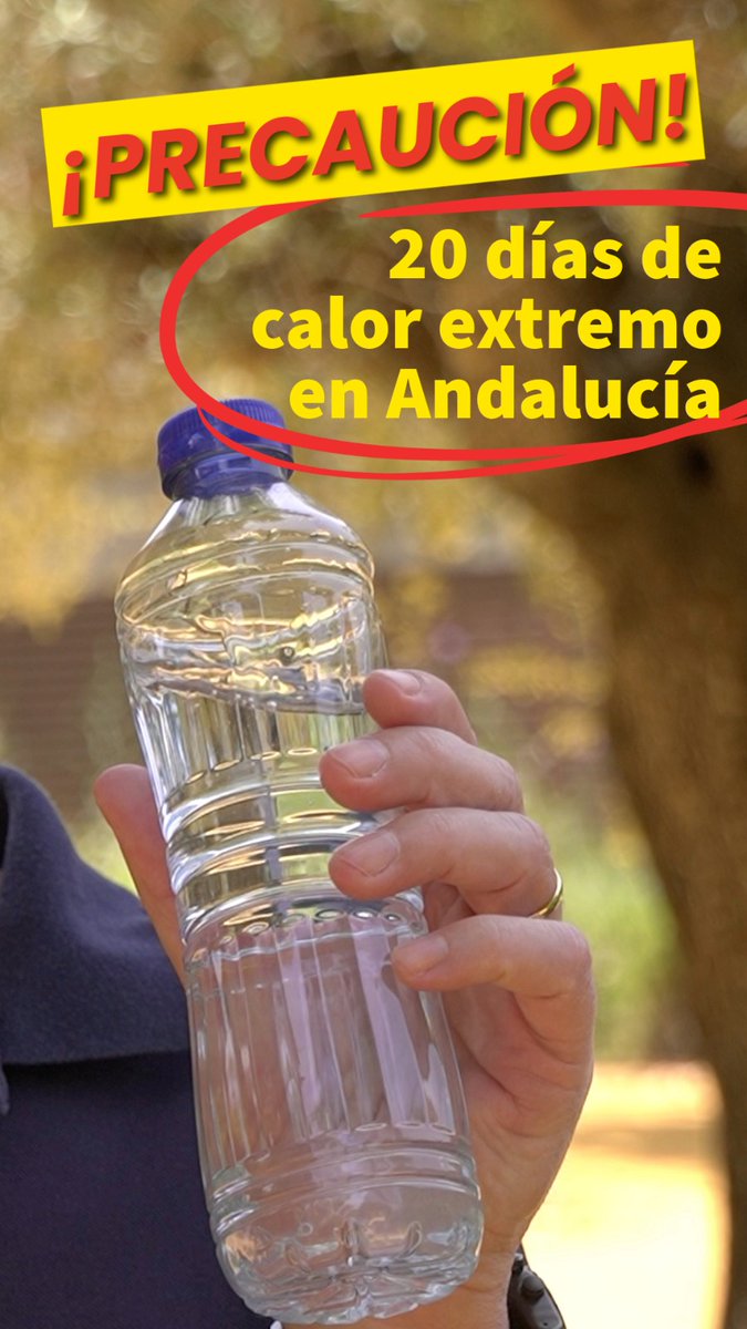 Comienza una ola de calor en buena parte de Andalucía que puede durar 20 días, según los expertos. Por favor, muchísima precaución. Cuidemos, especialmente, de nuestros mayores y de los más pequeños. Y sigamos todas las indicaciones.