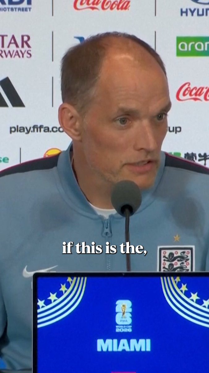"If you're asking if I regret my decisions, then I would say no." ❌ Thomas Tuchel backs his in-game management despite England's defeat to Argentina.
