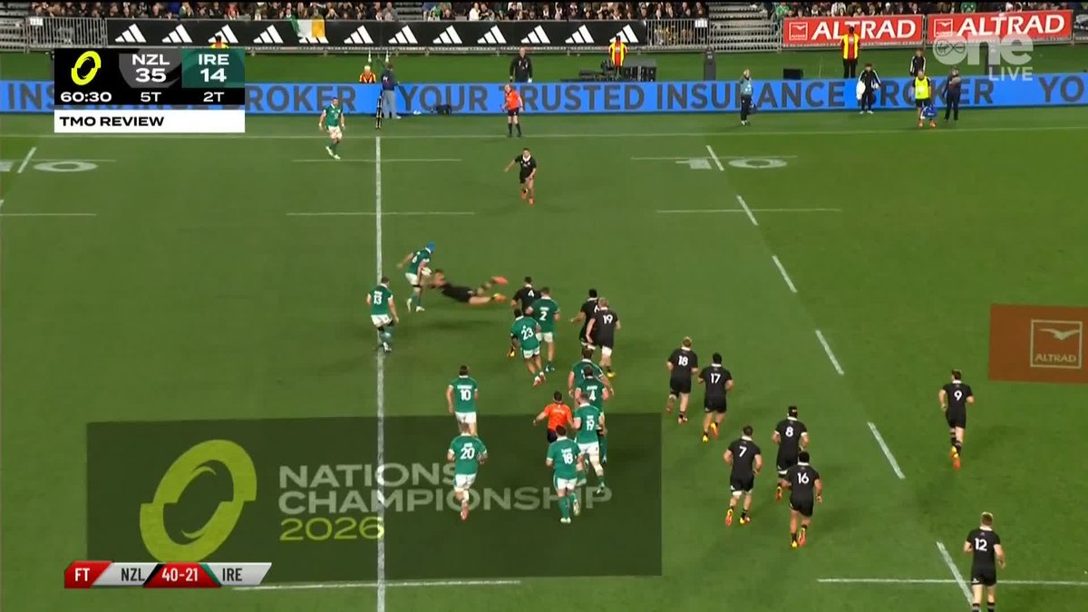 Was the referee too strict with Ireland? 🤔 The panel were divided over the officiating at Eden Park #NZLvIRE #VMSport #NationsChampionship