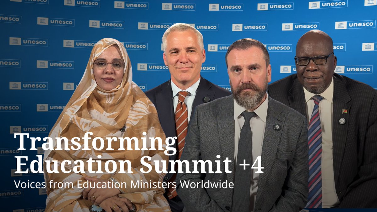 At TES+4, ministers reaffirmed their commitment to #SDG4 and to turning ambition into action. Progress requires sustained cooperation, stronger education systems and continued political leadership. Kuyok Abol Kuyok, DPhil @mogei_ssd Anders Adlercreutz Opetus- ja kulttuuriministeriö Оксен Лісовий @education2030un