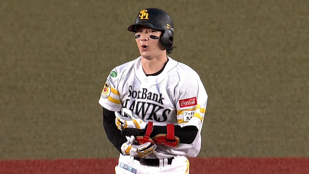 打球速度も走塁スピードも爆速⚡️#正木智也 時速174.2キロの打球が左中間を襲うと 迷うことなく一気に二塁を陥れた📣 #sbhawks #ベースボールLIVE で配信中[初月無料]