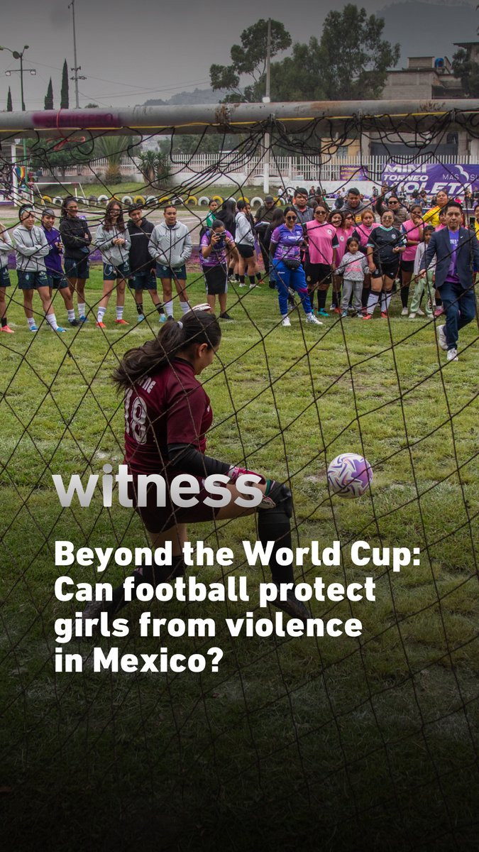 As the World Cup shines a spotlight on Mexico, activist Nallely Arenas encourages young people surrounded by violence in the country to find safety in football. Watch the full film here: