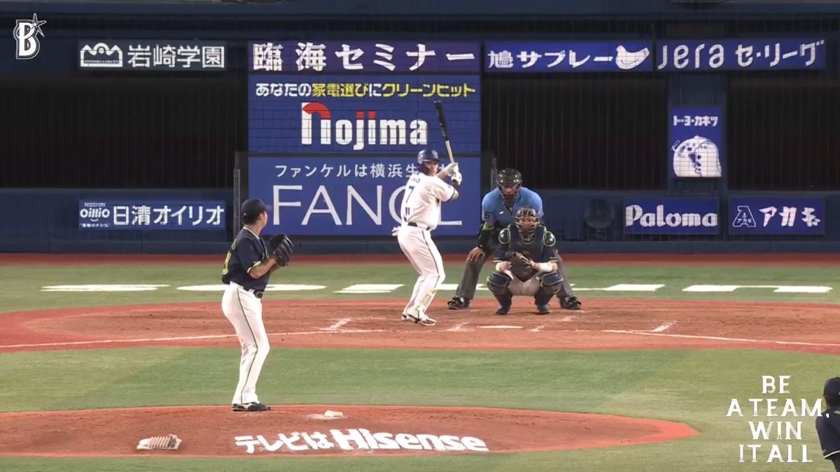 追加点のチャンスで #佐野恵太 選手があとわずかでホームランとなるタイムリーツーベースを放ち2点追加✨ さらに #エンカーナシオン 選手が右中間へタイムリーヒットを放ちさらに引き離す👏👏👏 5回裏 DB 6 - 0 S #baystars