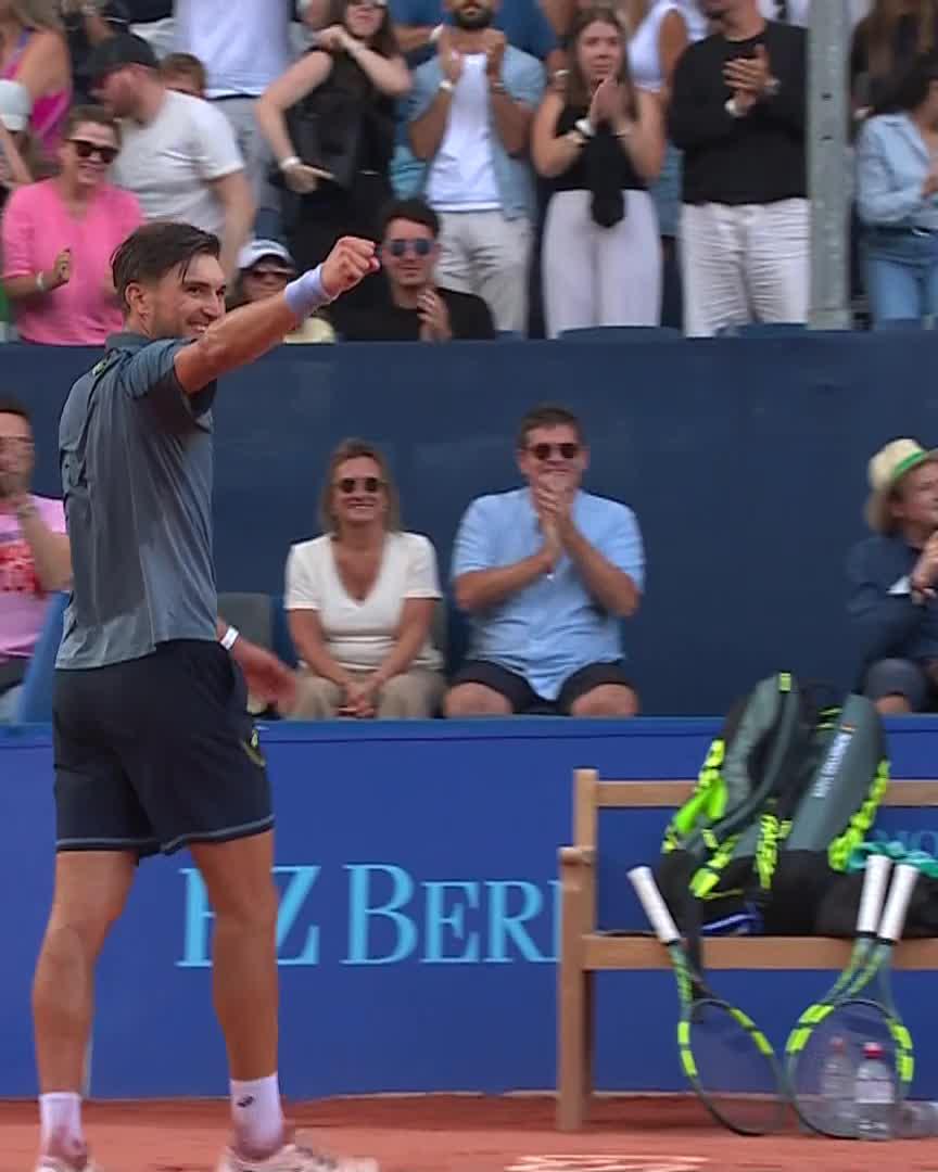A battle today, A final tomorrow 🔥 Collignon defeats Cerundolo 1-6 7-6 7-5 and books a place into his first ATP Tour final! #SwissOpenGstaad