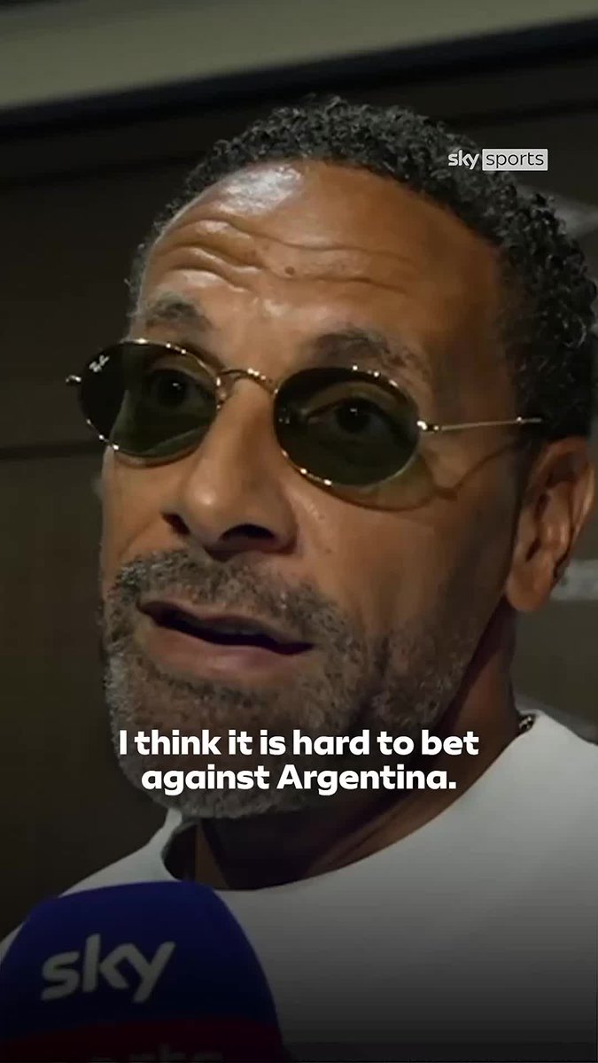 Rio Ferdinand shares his prediction for the World Cup final and calls out "disrespect" shown towards Argentina 💭🏆
