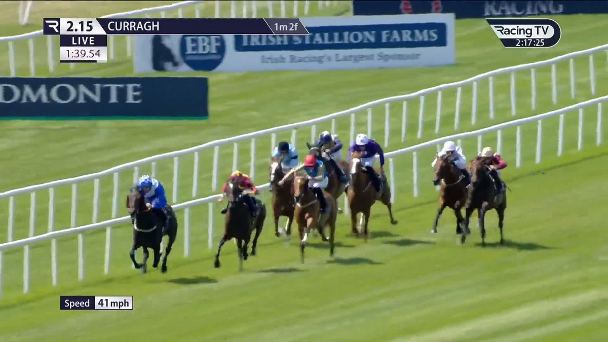 21-111 Dual-Listed winner Moody (Night Of Thunder) is now a Group 3 winner, proving much the best in the Al Shira’aa Racing Ltd Meadow Court Stakes for Paddy Twomey Racing The Curragh Racecourse