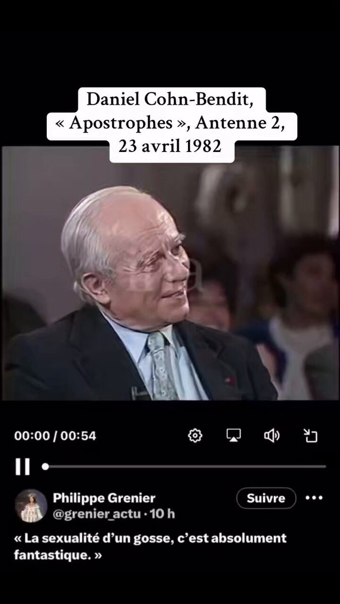 #France Vidéo de gauche : Marie Charlotte Garin , députée écologiste s'insurge si on condamne à perpétuité les auteurs de viols d'enfants ... Vidéo de droite : En 1982 , Daniel Cohn Bendit , ex député les verts - écolo trouve génial qu'une petite fille de 5 ans le déshabille ... Bien entendu , c'est un simple hasard ... Les écolos me dégoûtent !!!