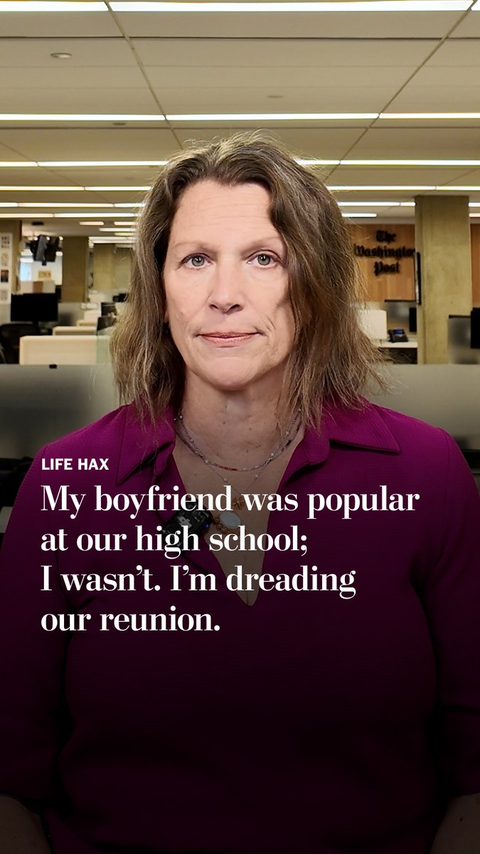 My boyfriend and I went to high school together. He was popular, and I was an outcast. Now I’m dreading going to our 15-year reunion. How do I handle this? Advice columnist Carolyn Hax weighs in.