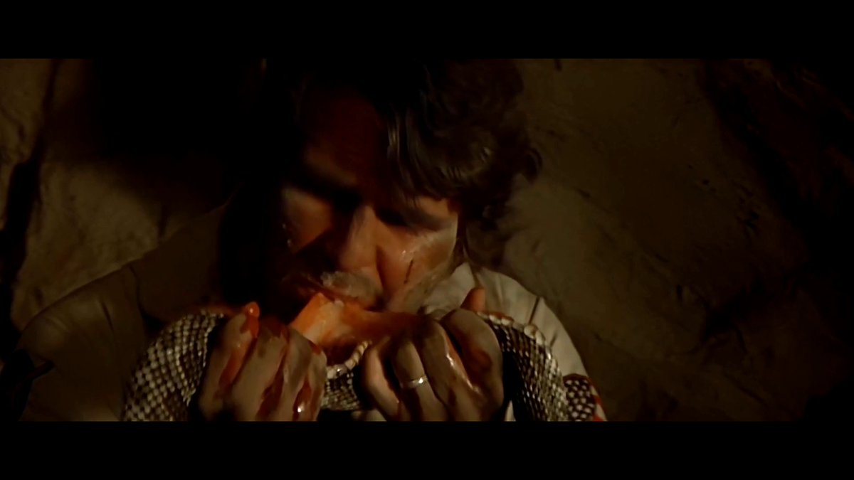 Happy Birthday, James Brolin The raw snake-eating scene in Capricorn One (1977) freaked me out. In reality, the “snake” was catfish covered in ketchup and honey, which sounds pretty tasty. This scene was deemed too graphic for the UK and was cut from the 1983 VHS release.