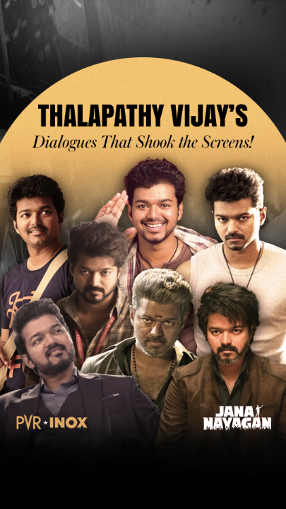 When Vijay delivers a dialogue, silence turns into whistles and screens turn into stages. 🔥👏 #JanaNayagan releasing at PVR INOX on July 23! Bookings opening soon! . . . #ThalapathyVijay #PoojaHegde #MamithaBaiju #BobbyDeol #HVinoth #OneLastTime Credits: KVN Productions, Zee Studios & T-Series Music All rights to the audio and video belong to their respective owners.