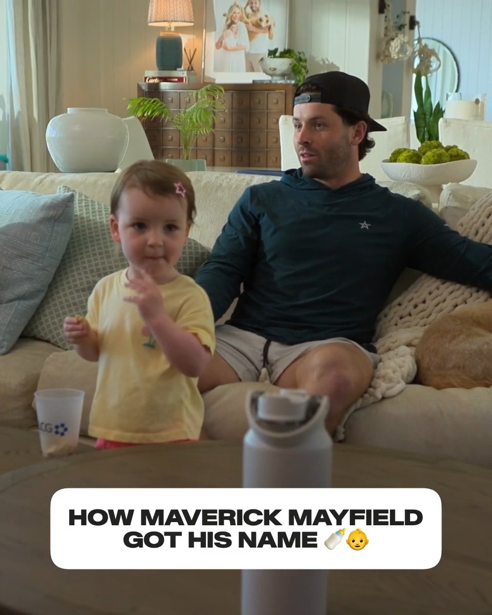 How Baby Maverick ACTUALLY got his name 😉 🎥 Quarterback Season 3 is now available on Netflix