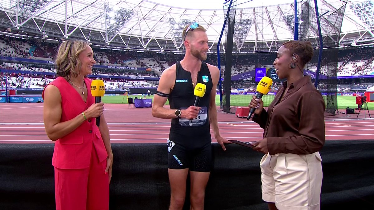 Josh Kerr said he'd do it. He did it 💪 "Nearly lost it there at the end but I got it over the line!"