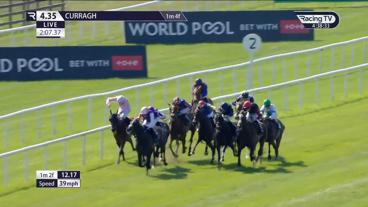 Johanna Walsh skips clear and lands the €500,000 Juddmonte Irish Oaks in style! No Thundering On - but another fillies' Classic for @josephobrien2 and Dylan Browne Mc Mon 👏 The Curragh Racecourse