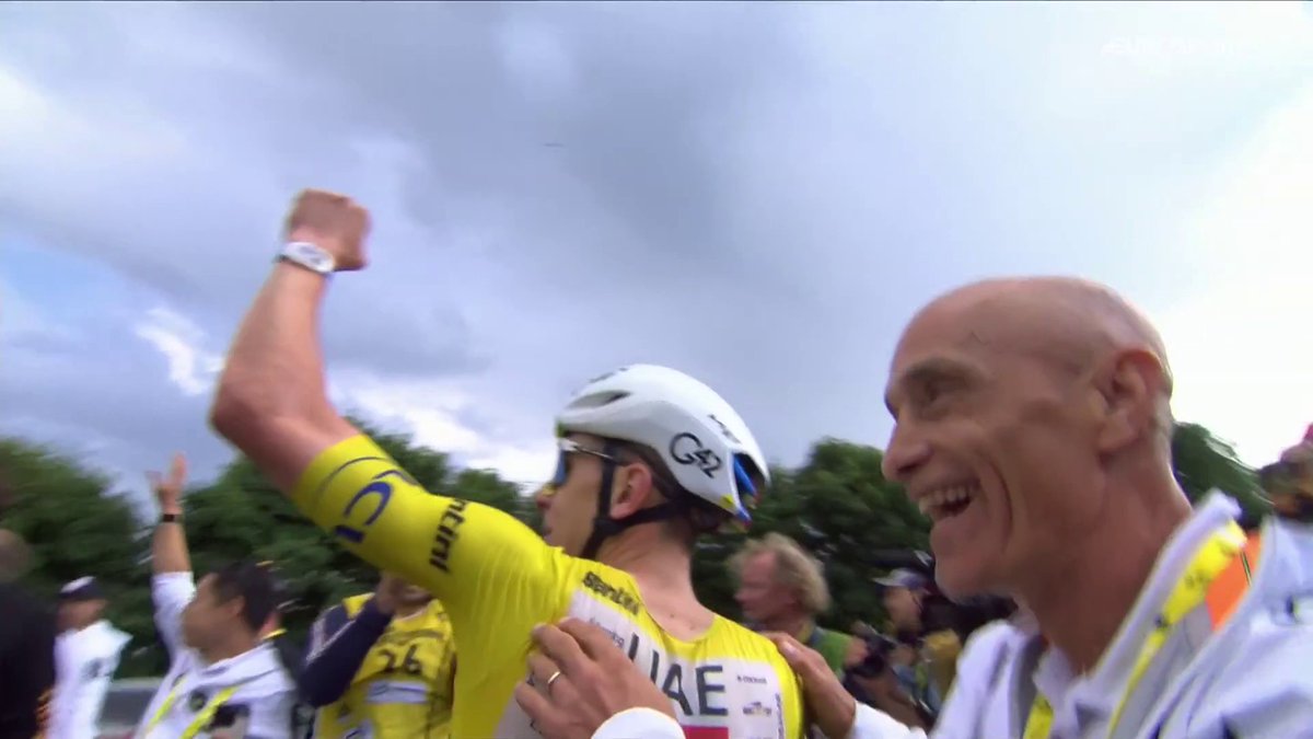 Mauro Gianetti extremely happy with the performances of his riders 🤍 #TDF2026