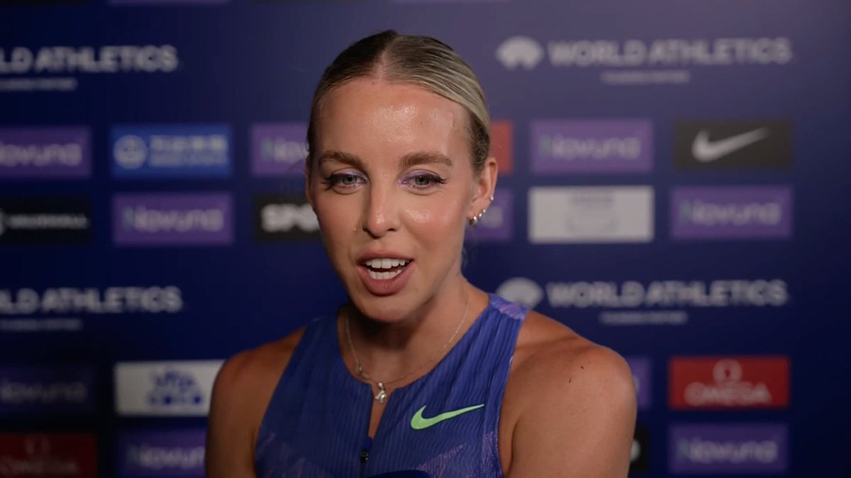 "I wanted to be faster" 🗣️ Keely Hodgkinson reacts after falling short on her attempt to break the women's 800m World Record in her Diamond League victory at the London Stadium 🏃‍♀️
