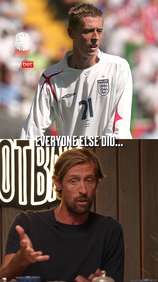 "I didn't feel the pressure at all when I played for England!" 🥶 For Crouchy, representing his country was something to enjoy, not fear. ❤️ 🏴