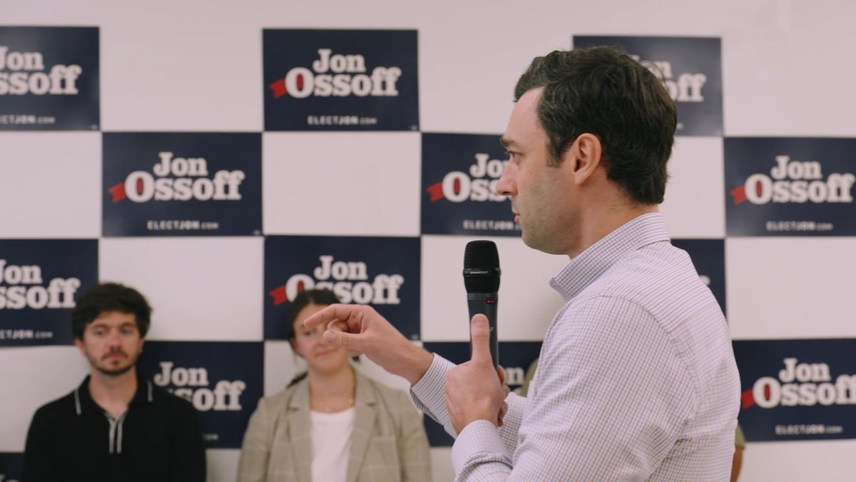 Ossoff: There's one man who tried to commit election fraud in the State of Georgia in that 2020 election, and it was Donald Trump when he called up Georgia's Secretary of State, Brad Raffensperger… He demanded that Brad “find” him the exact number of votes he needed to win in a state that he had lost. That was fraud. That was an attempt to throw out your votes, to seize the presidency.
