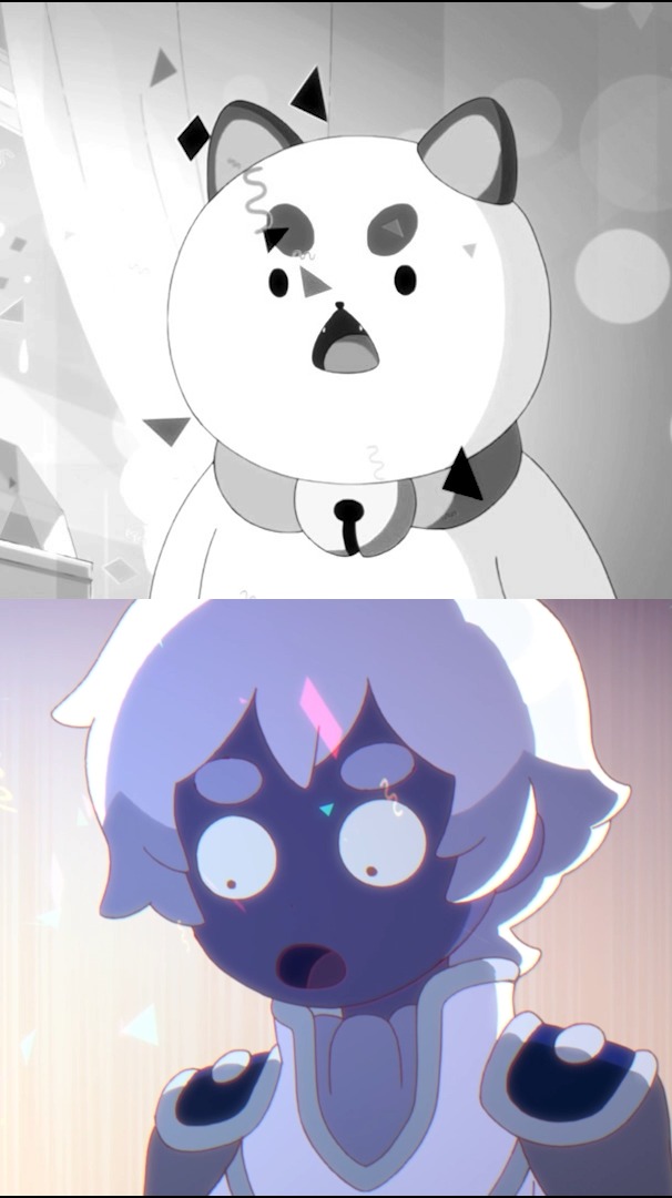 The punking apple doesn’t fall far from the tree. 🙀 #Beeandpuppycat