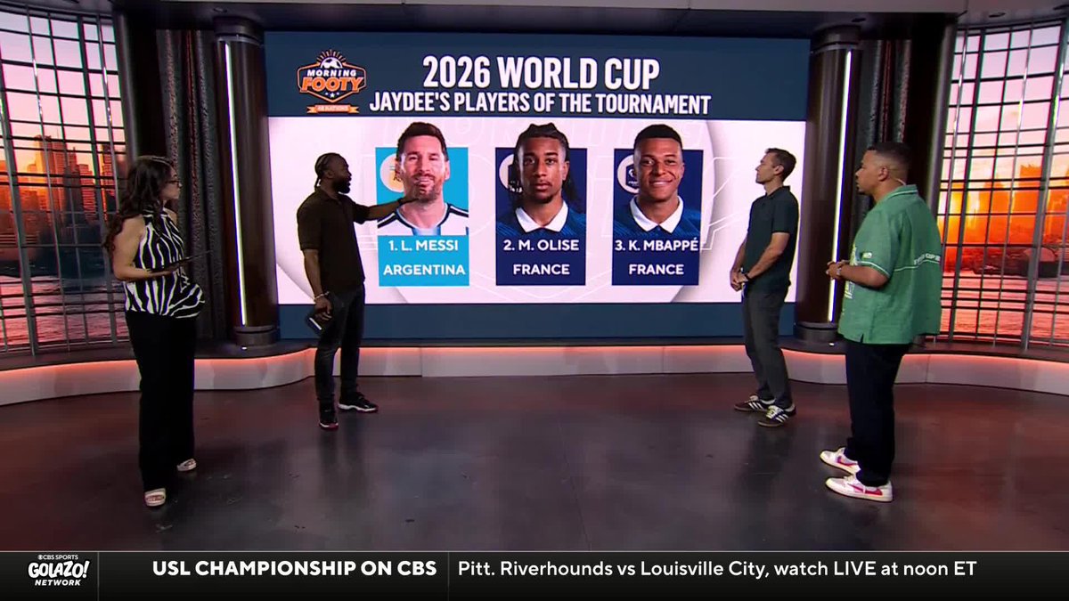 Bellingham? 🏴 Messi? 🇦🇷 Mbappé? 🇫🇷 JayDee Dyer, Charlie Davies and Jimmy Conrad pick their Players of the Tournament 🏆