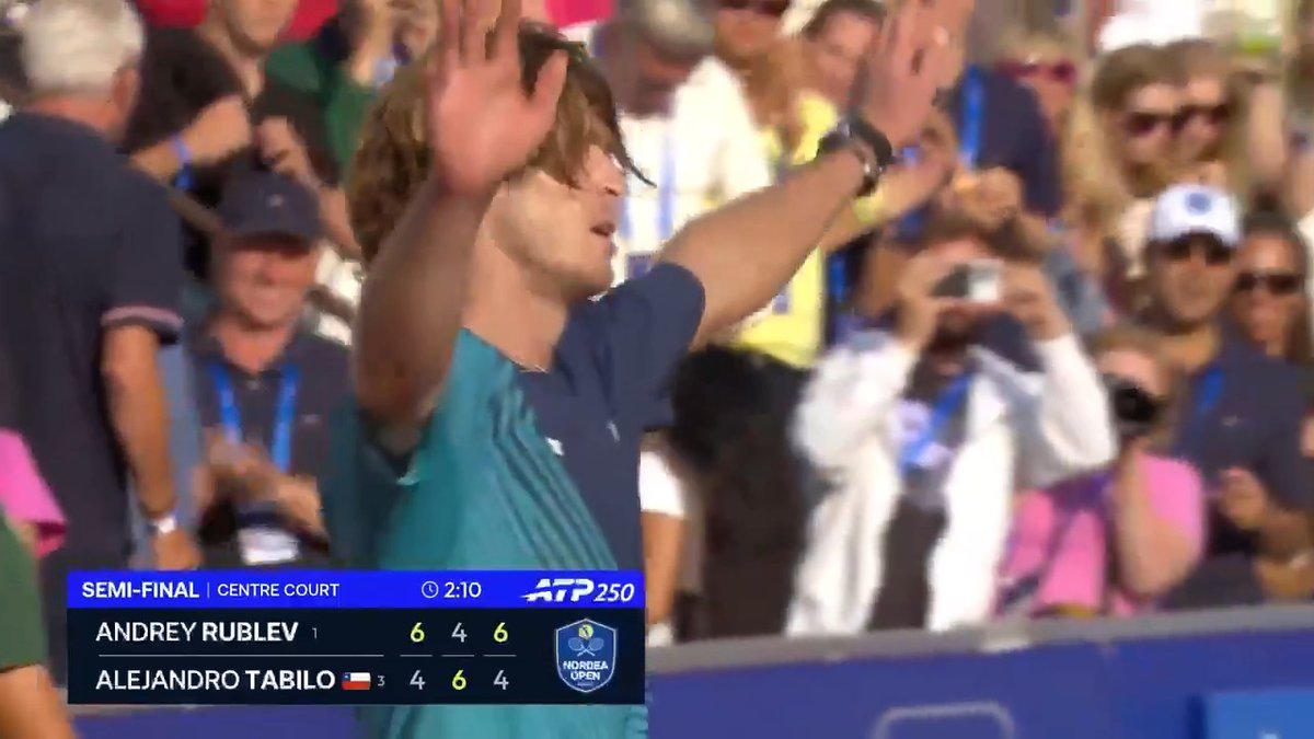 A level of consistency 🎭 Andrey Rublev reaches multiple Tour-level finals for 8th consecutive season! Nordea Open | #NordeaOpen