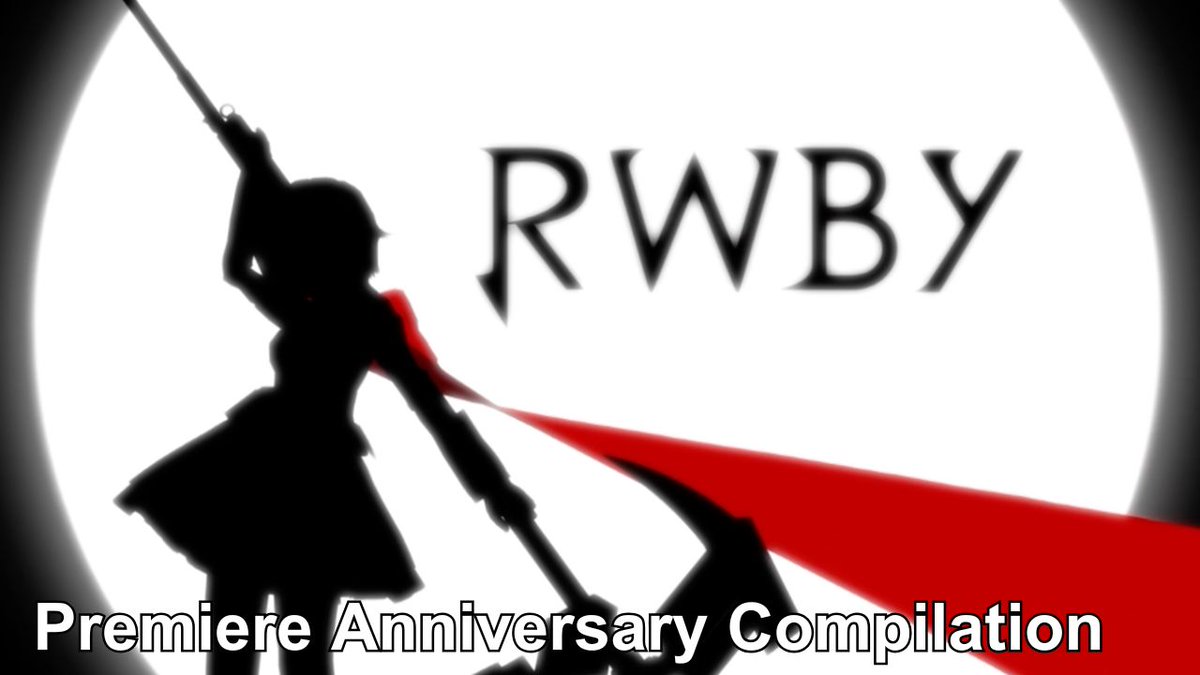 It’s the anniversary of the RWBY Premiere (2013), and we’re celebrating with the ultimate supercut: One Second from Every.Single.Episode. ❤️🤍🖤💛