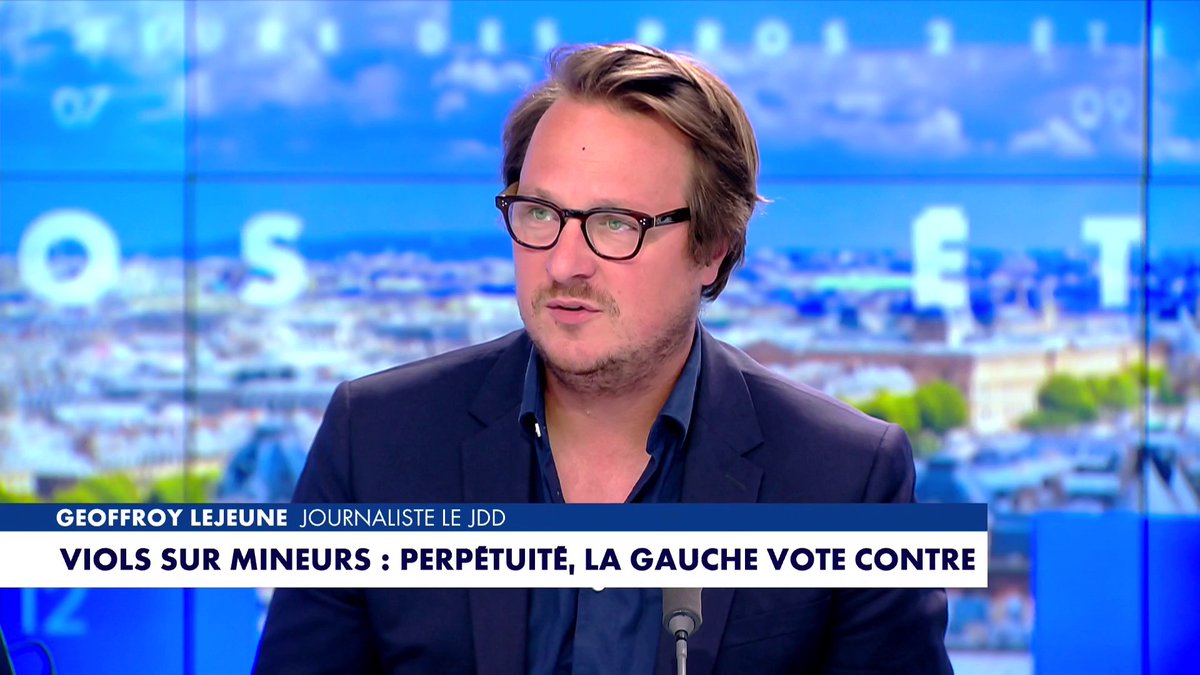 Geoffroy Lejeune : «Selon la doctrine de gauche, aucun criminel ne devrait passer sa vie en prison» #HDPros2WE Toute l'info est à retrouver sur