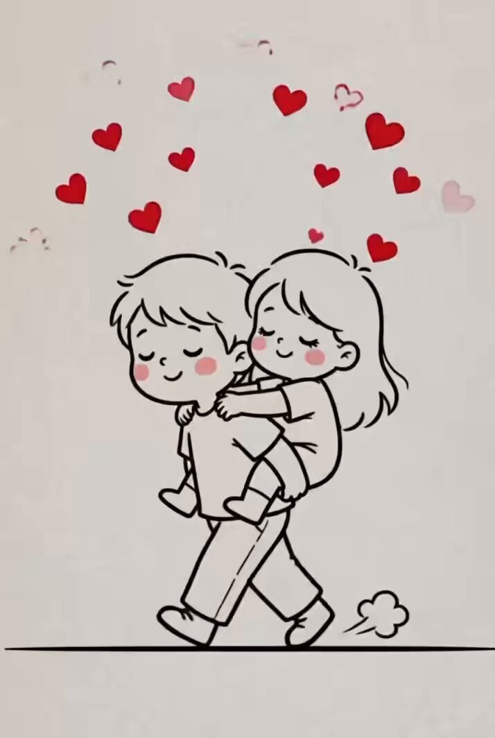 Her kisses keeps me going, even when my legs want to give up.