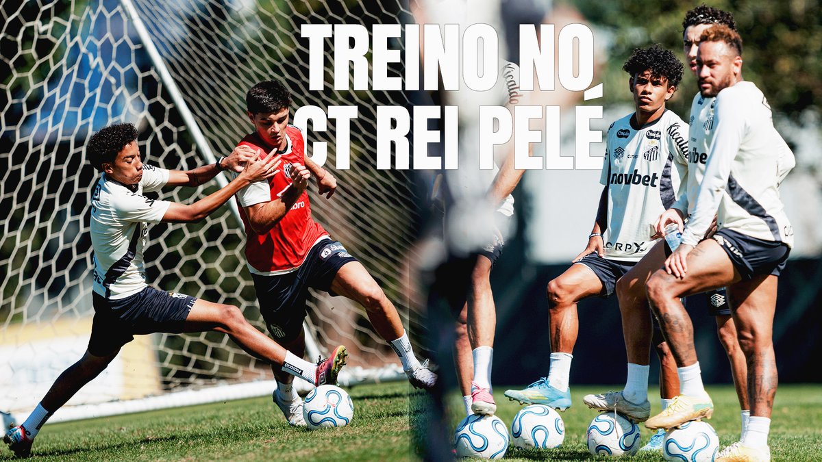 O treino deste sábado no CT Rei Pelé! 🐳