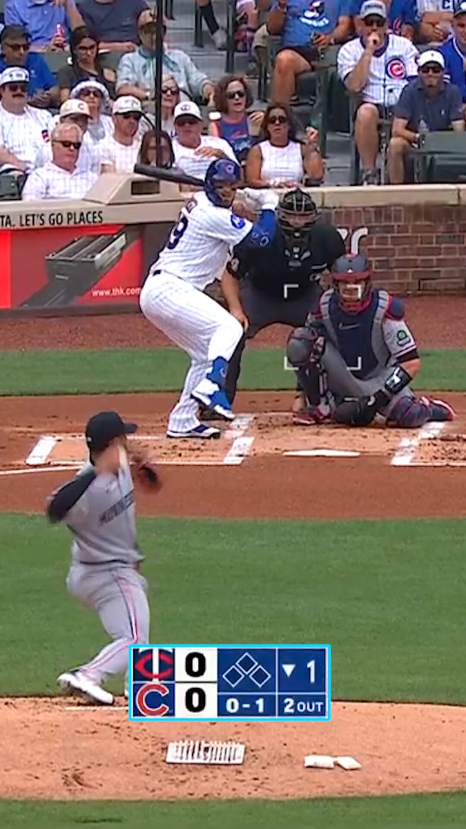 Anthony Rizzo catches a first-inning Cubs home run in right field He's there celebrating the 10th anniversary of the Cubs' championship in 2016