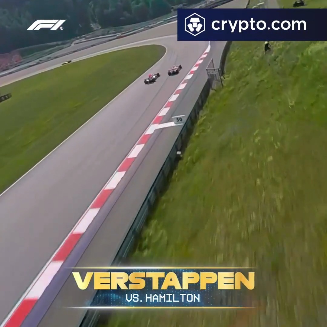 Max’s mega pass on Lewis at the Austrian Grand Prix has been voted the Overtake of the Month for June! #F1 Crypto.com
