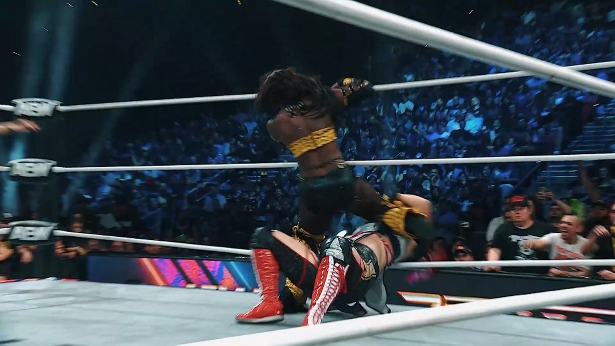 #AEWCollision 8/7c, TNT &amp; HBO Max TONIGHT! TBS Championship @ShidaHikaru vs Queen Aminata Queen Aminata クィーンアミナタ wants payback for Shida brutally attacking her friend Harley Cameron last week on Collision. The champion will put her title on the line vs Aminata, TONIGHT!