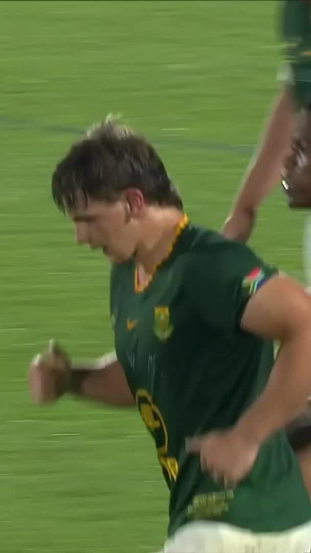 Markus Muller comes in clutch 😤💪 The Junior Boks extend their lead over France at a critical time 🇿🇦 📺 Stream #JuniorWorldChampionship on DStv: