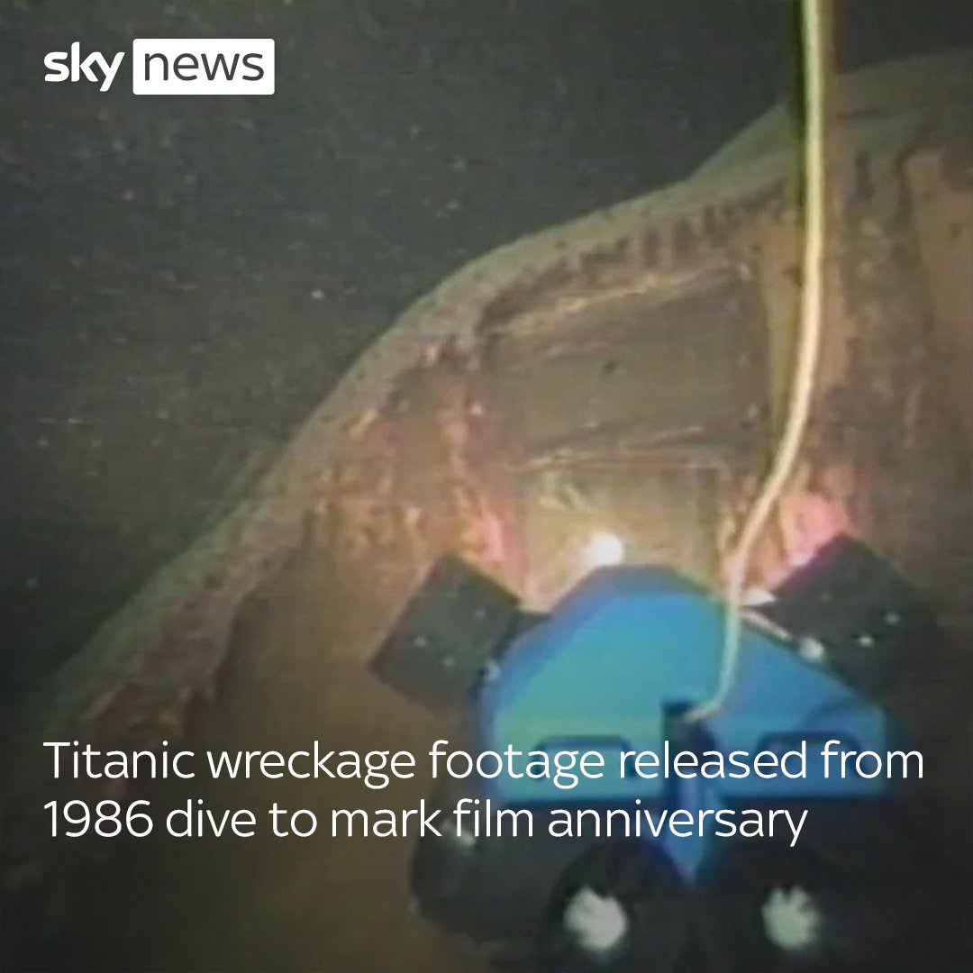 On this day in 1986, never before seen footage of the Titanic wreckage was released to the public.