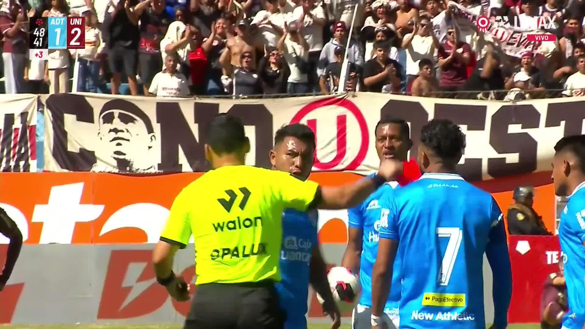 🔴 TARJETA ROJA PARA NARVÁEZ #ADT 1-2 #Universitario 📺 Conoce cómo ver L1MAX en vivo 👉 #L1MAX #Liga1 #TorneoClausura2026