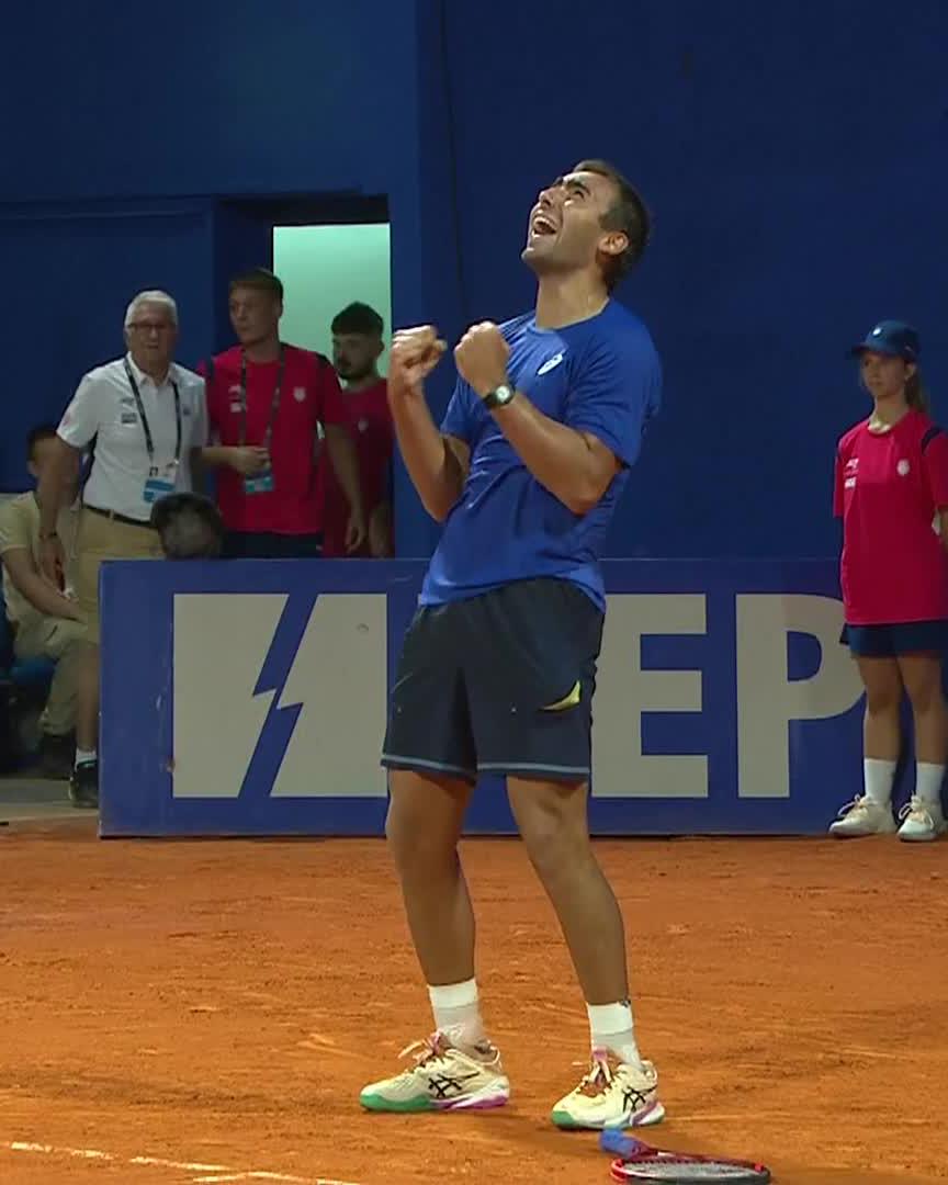 Remember the name ❤️ The moment Daniel Merida won his first ATP title in Umag #CroatiaOpenUmag