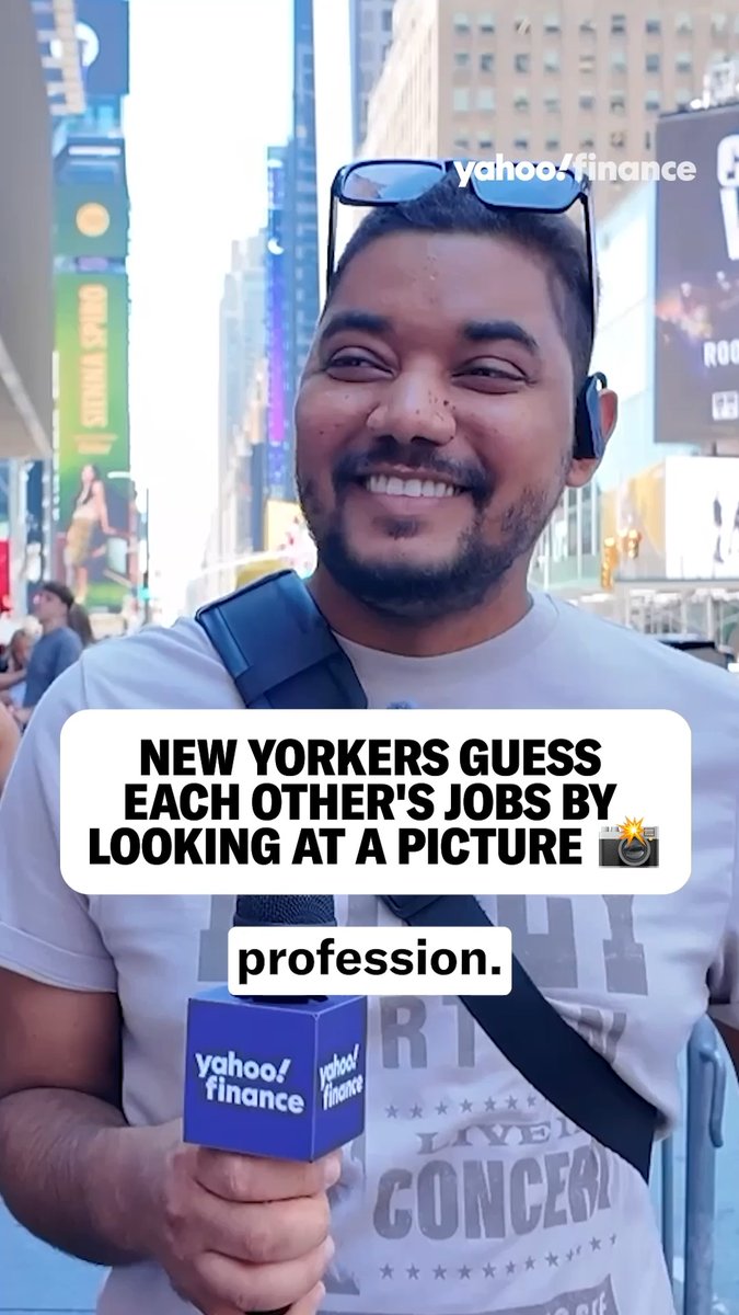 We asked New Yorkers to guess each other's jobs ... just by looking at a picture. 📸🫢