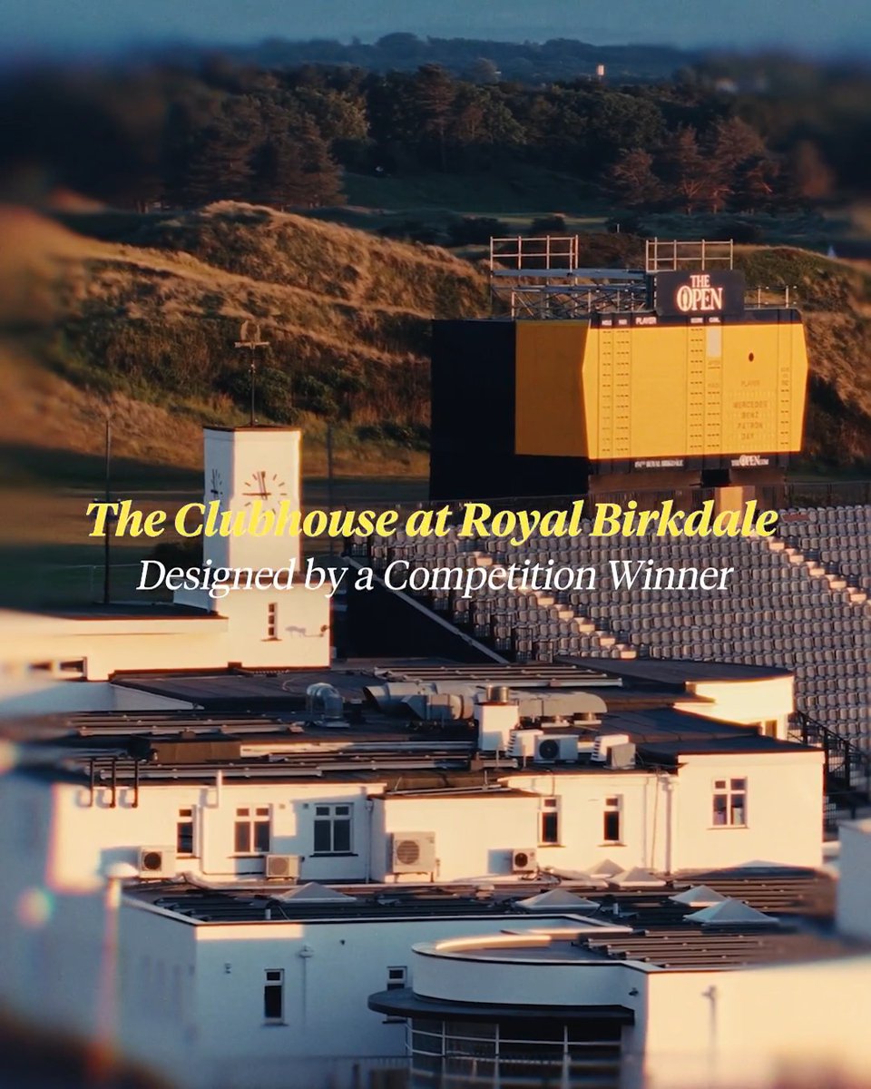 Royal Birkdale’s clubhouse is unlike any other in England. 🏴 And that’s on purpose. 🤔