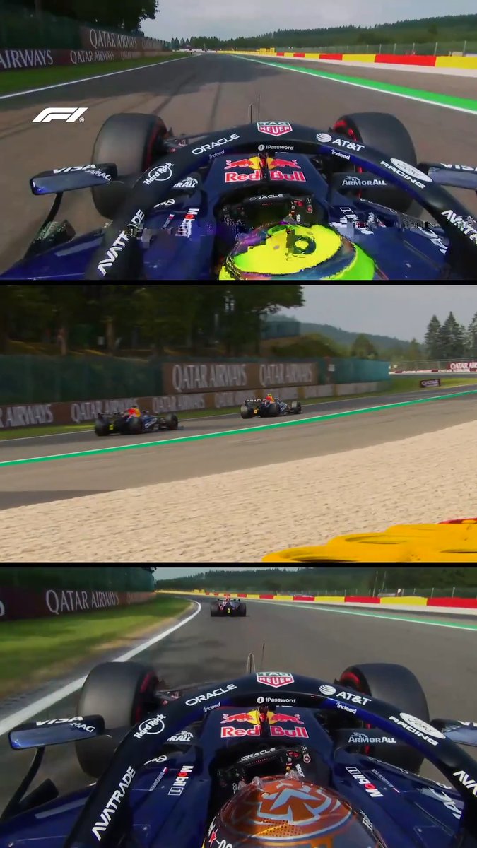 Max 🤜🤛 Isack Perfect team work between the @RedBullRacing team mates! #F1 #BelgianGP