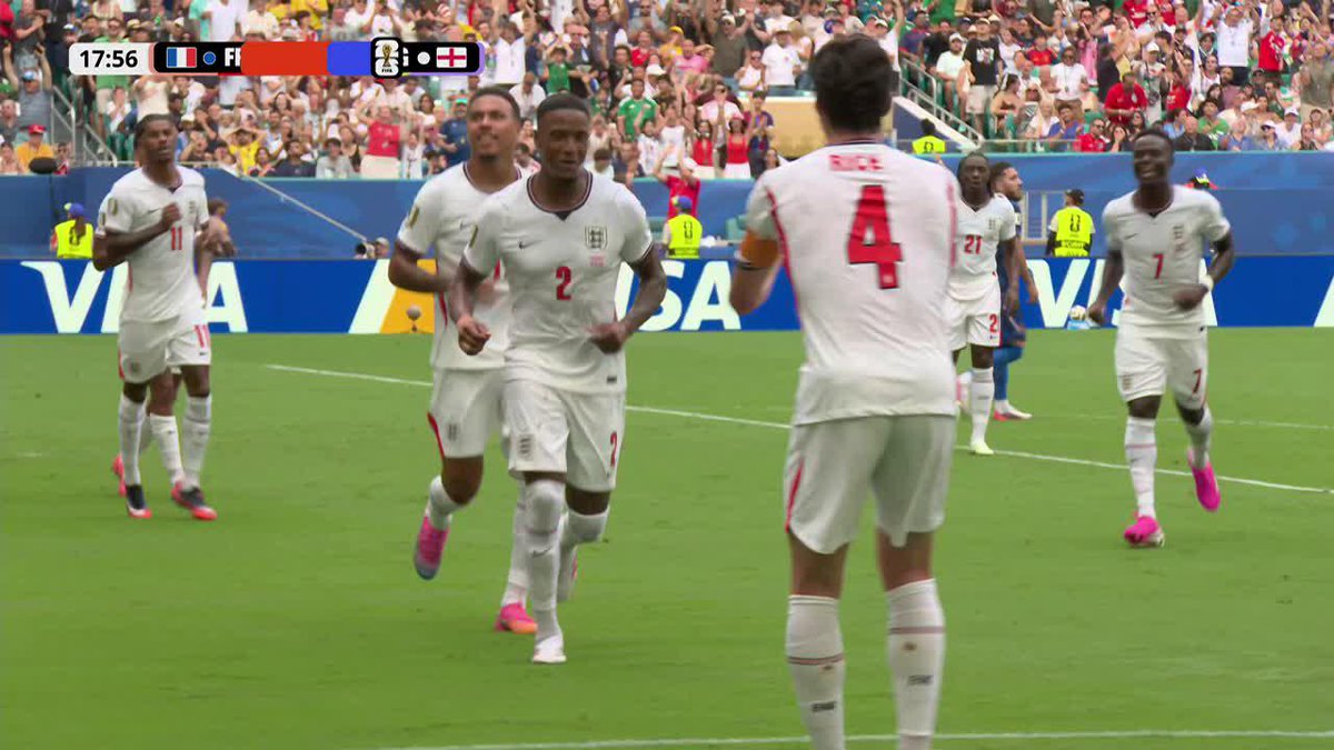 🤯🏴󠁧󠁢󠁥󠁮󠁧󠁿🇫🇷 INGLATERRA LE GANA 2-0 A FRANCIA.