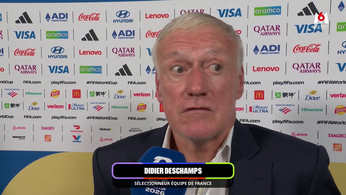 🚨🇫🇷🏴󠁧󠁢󠁥󠁮󠁧󠁿 FLASH | "On n’a pas le droit de faire ça. Pas comme ça […] on joue un match amical", réagit Didier Deschamps à la mi-temps. Dayot Upamecano, Lucas Digne, Ousmane Dembélé et Bradley Barcola entrent en jeu.