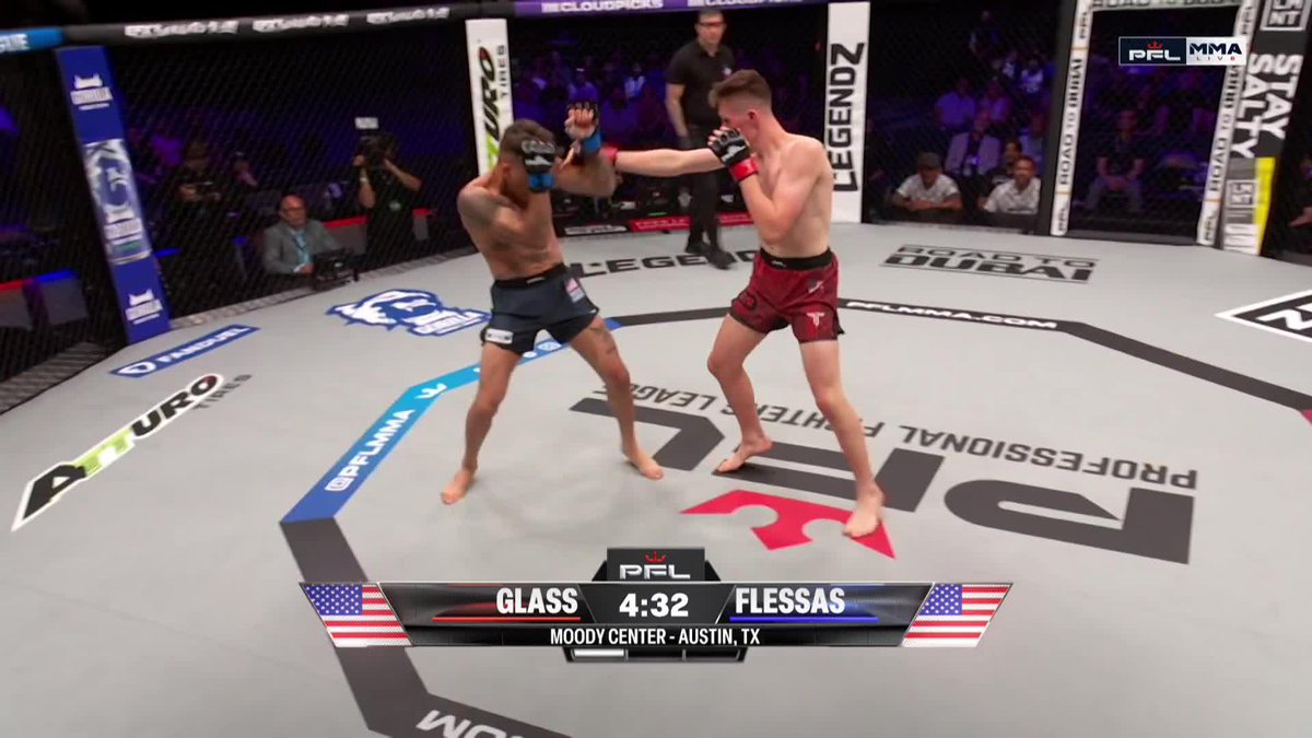 JACKSON GLASS DIDN'T WASTE ANY TIME 💪 What a way to start his PFL career! #PFLAustin | 📺 Prelims LIVE NOW on the ESPN App | Main Card 8PM EST on ESPN 2