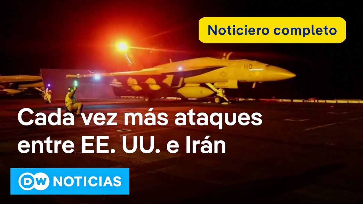 🔴 DW Noticias 18 de julio: Teherán amenaza con una "ofensiva total" Irán lanzó una andanada de ataques con misiles y drones contra países del Golfo. Estados Unidos bombardeó infraestructura civil iraní, mientras denuncia que golpeó depósitos de armas. El presidente estadounidense, Donald Trump, amenaza con bombardear centrales eléctricas y puentes hasta que Irán negocie con su gobierno. La guerra, iniciada el 28 de febrero por la ofensiva israelí-estadounidense contra Irán, había quedado en suspenso tras el alto el fuego de abril. Pero desde la reanudación de las hostilidades la primera semana de julio, la violencia alcanzó niveles sin precedentes. [Noticiero completo]