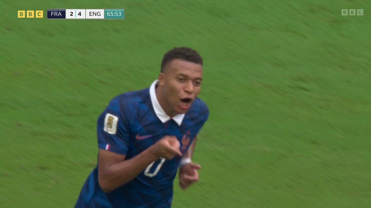 Kylian Mbappe scores his 22nd World Cup goal to become the leading goalscorer in the history of the competition ⚽🔥👏